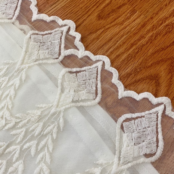 Ecoté Lace Dress with Slip - Creme / White - Picture 3 of 5